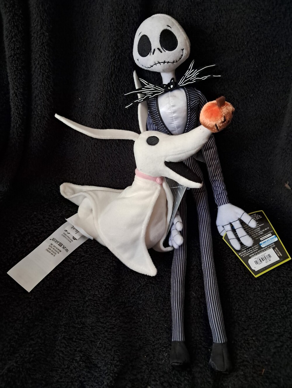 Jack Skellington and Zero Plushies